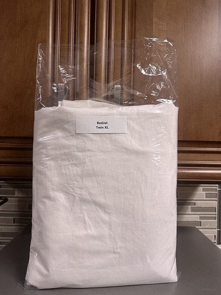 BedJet Cloud Sheet Single Zone Twin XL 100% Pure Cotton Open Packaging