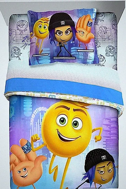 Franco Emoji NIP The Cloud Twin/Full Comforter & Sham Set