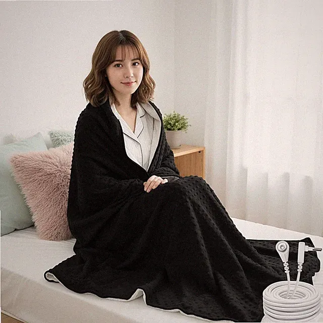 Grounding Throw Blanket for Pain Relief & Cozy Sleep, Soft Fleece 50x60IN