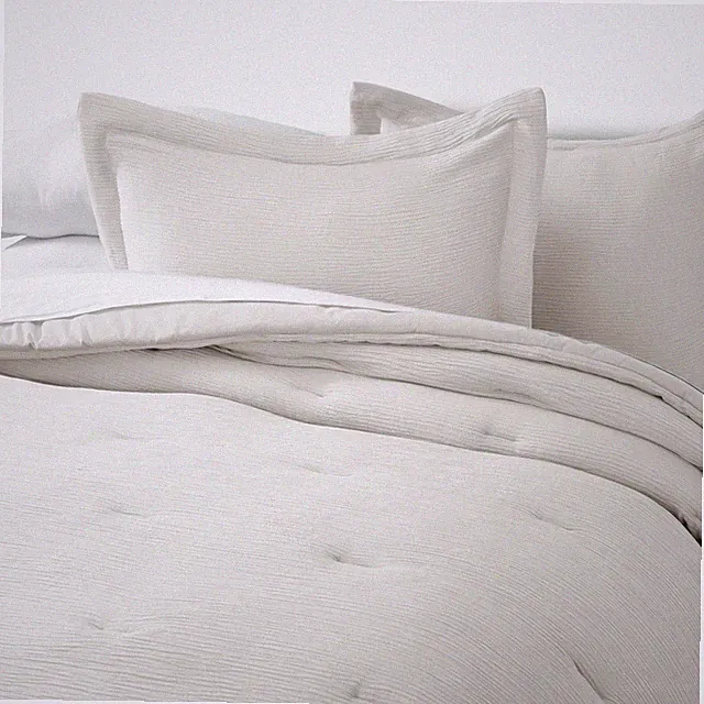 New Linens & Hutch Cloud Weave Textured Down-Alternative Comforter Set Twin XL