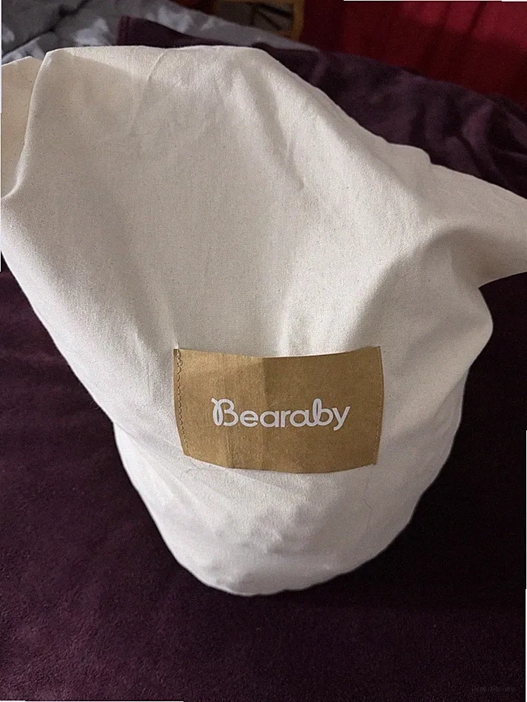 Pottery Barn Bearaby Organic Cotton Napper Weighted Blanket Cloud White 20lbs