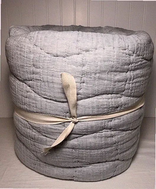 Pottery Barn Cloud Quilt ~ Chambray ~ Twin/XL