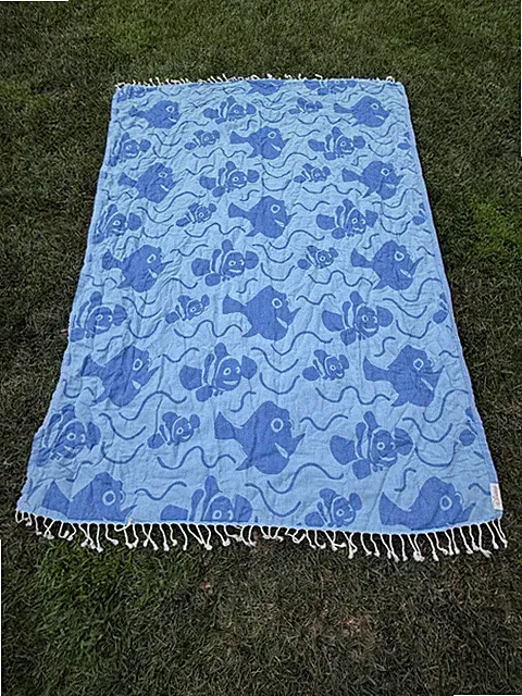 Sand Cloud Blanket Large ˜71"x51" Disney Pixar Dory, Displayed Never Washed